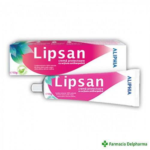 Lipsan crema protectoare pentru buze x 15 g, Aliphia